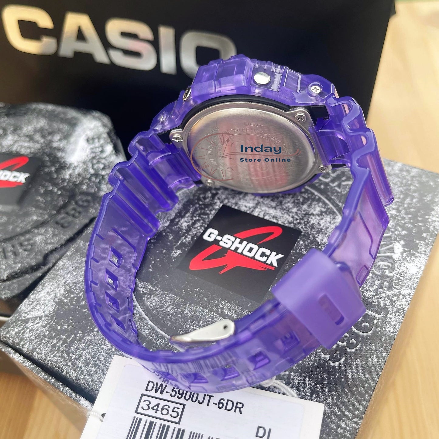 Casio G-Shock Men's Watch DW-5900JT-6 Digital 5900 Series Retro Future Translucent Vivid Colors