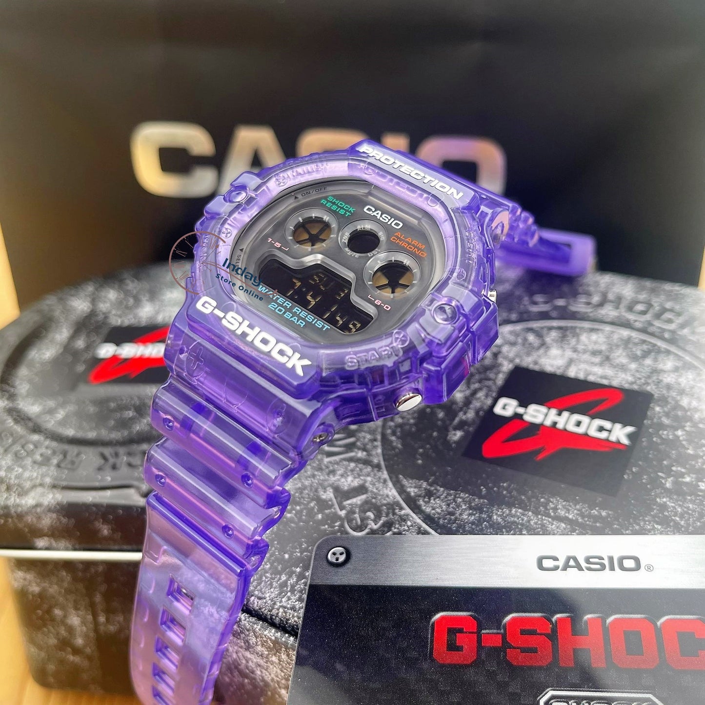 Casio G-Shock Men's Watch DW-5900JT-6 Digital 5900 Series Retro Future Translucent Vivid Colors