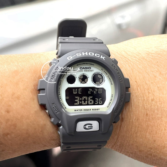 Casio G-Shock Men's Watch DW-6900HD-8 Resin Band Mineral Glass Shock Resistant Battery Life: 5 Years