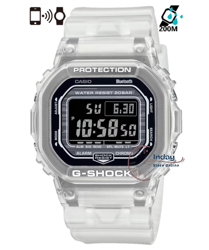 G shock best sale dw 5600 transparent