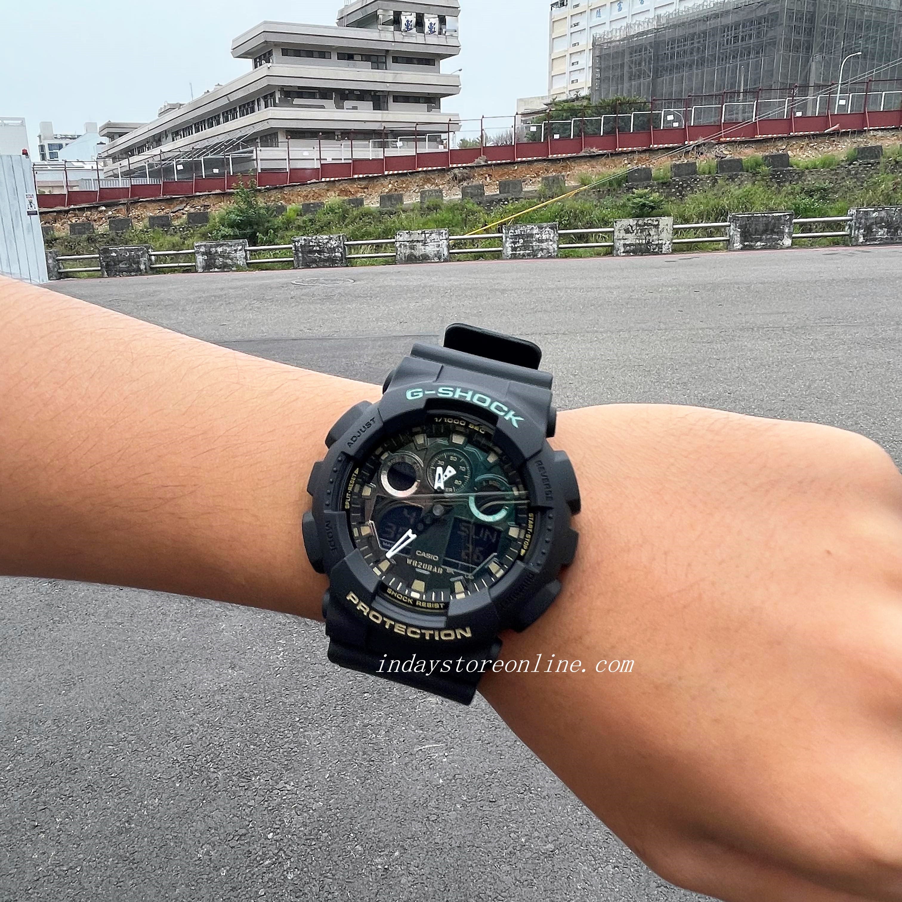 Casio g shock hot sale ga 100 1aer