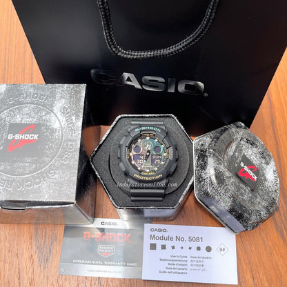Casio G-Shock Men's Watch GA-100RC-1A Analog-Digital GA-100 Series Sporty design Great for Extreme Sports