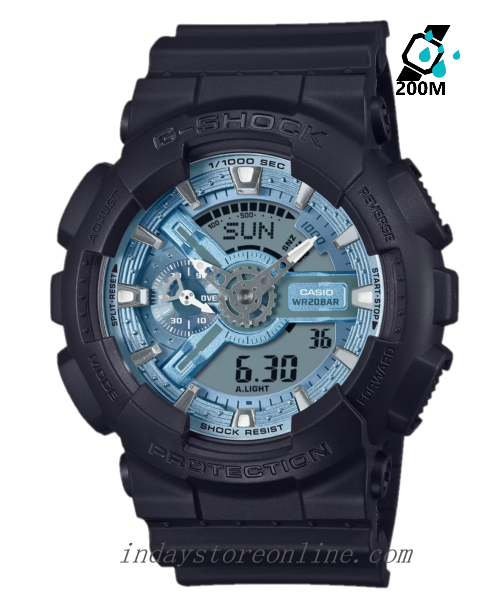 Casio G-Shock Men's Watch GA-110CD-1A2 Analog-Digital Magnetic Resistant Shock Resistant Mineral Glass