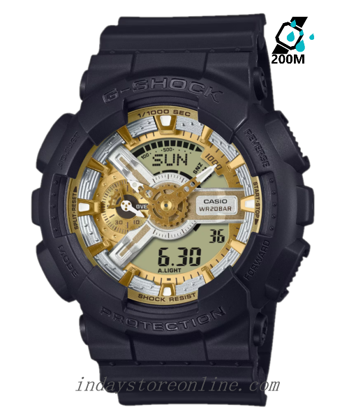 Casio G-Shock Men's Watch GA-110CD-1A9 Analog-Digital Magnetic Resistant Shock Resistant Mineral Glass