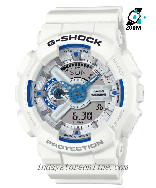 Casio G-Shock Men's Watch GA-110HDS-7A Shock Resistant Mineral Glass Magnetic Resistant