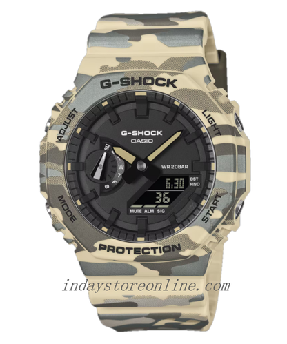Casio G-Shock Men's Watch GA-2100CM-5A Mineral Glass Shock Resistant
Carbon Core Guard Structure Battery Life: 3 Years