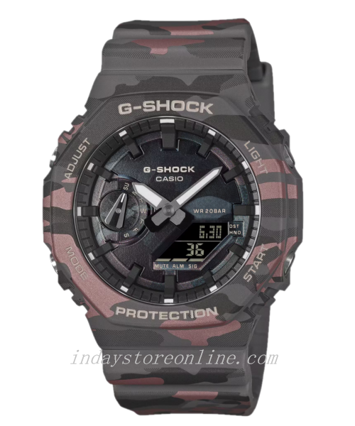 Casio G-Shock Men's Watch GA-2100CMD-8A Mineral Glass Shock Resistant
Carbon Core Guard Structure Battery Life: 3 Years