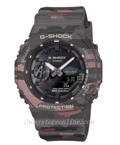 Casio G-Shock Men's Watch GA-2100CMD-8A Mineral Glass Shock Resistant
Carbon Core Guard Structure Battery Life: 3 Years