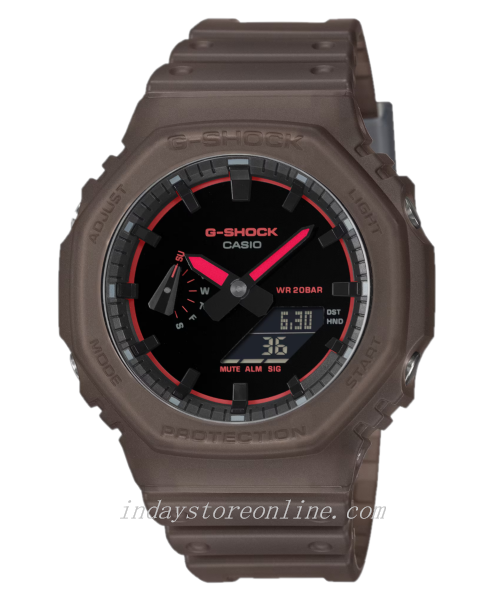 Casio G-Shock Men's Watch GA-2100K-5A Mineral Glass Shock Resistant Resin Band Battery Life: 3 Years