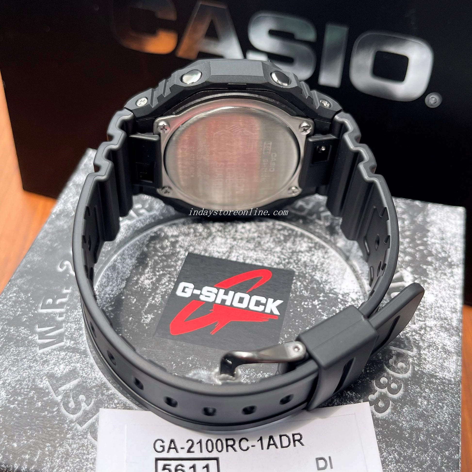 Casio G-Shock Men's Watch GA-2100RC-1A Analog-Digital 2100 Series Rust –  indaystoreonline