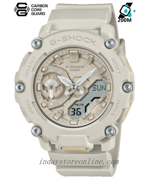 Casio G-Shock Men's Watch GA-2200NC-7A Analog-Digital 2200 Series Carbon Core Guard Structure Mineral Glass