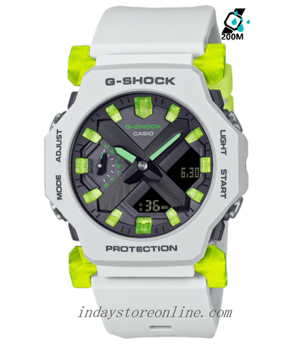 Casio G-Shock Men's Watch GA-2300MW-8A Resin Band Mineral Glass Shock Resistant