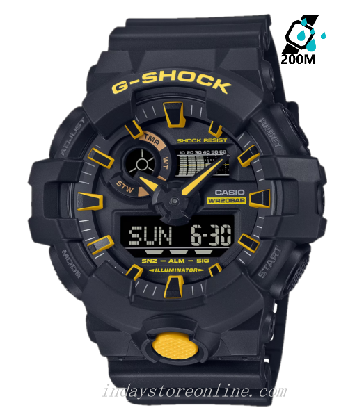 Casio G-Shock Men's Watch GA-700CY-1A Analog-Digital GA-700 Series New Release Sports Watch
