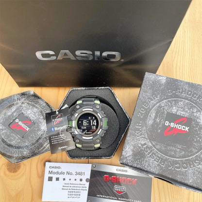 Casio G-Shock G-Squad Men's Watch GBD-100LM-1 Digital GBD-100 Series Glow In The Dark Resin With a Luminescent Camouflage Pattern Band