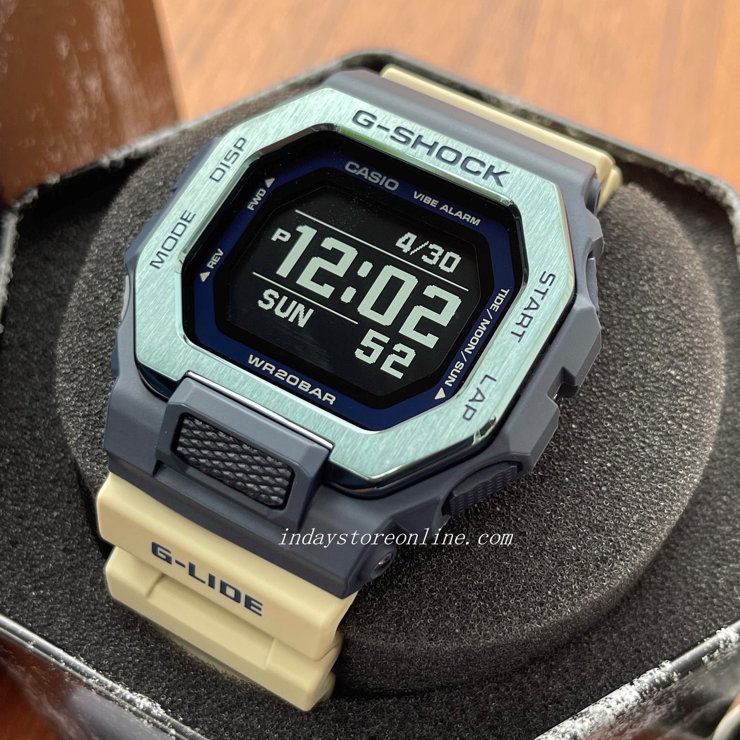 Casio G-Shock Men's Watch GBX-100TT-2 G-Lide  GBX-100 Series Sports Watch Mobile link (Wireless linking using Bluetooth®)