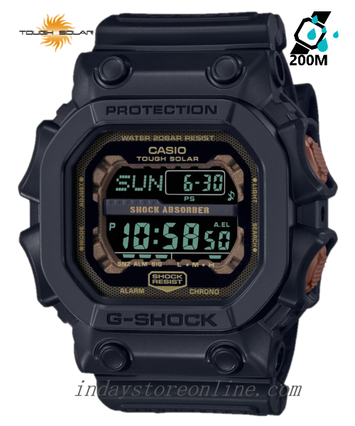 Casio G-Shock Men's Watch GX-56RC-1 Digital GXW GX-56 Series Rust Design Tough Solar (Solar powered)