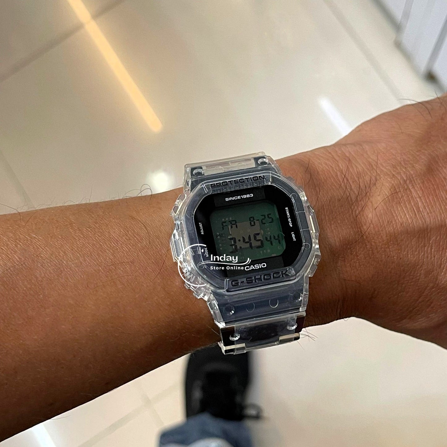 Casio G-Shock Men's Watch DWE-5640RX-7 Digital 5600 Series 40th Anniversary CLEAR REMIX Limited Edition