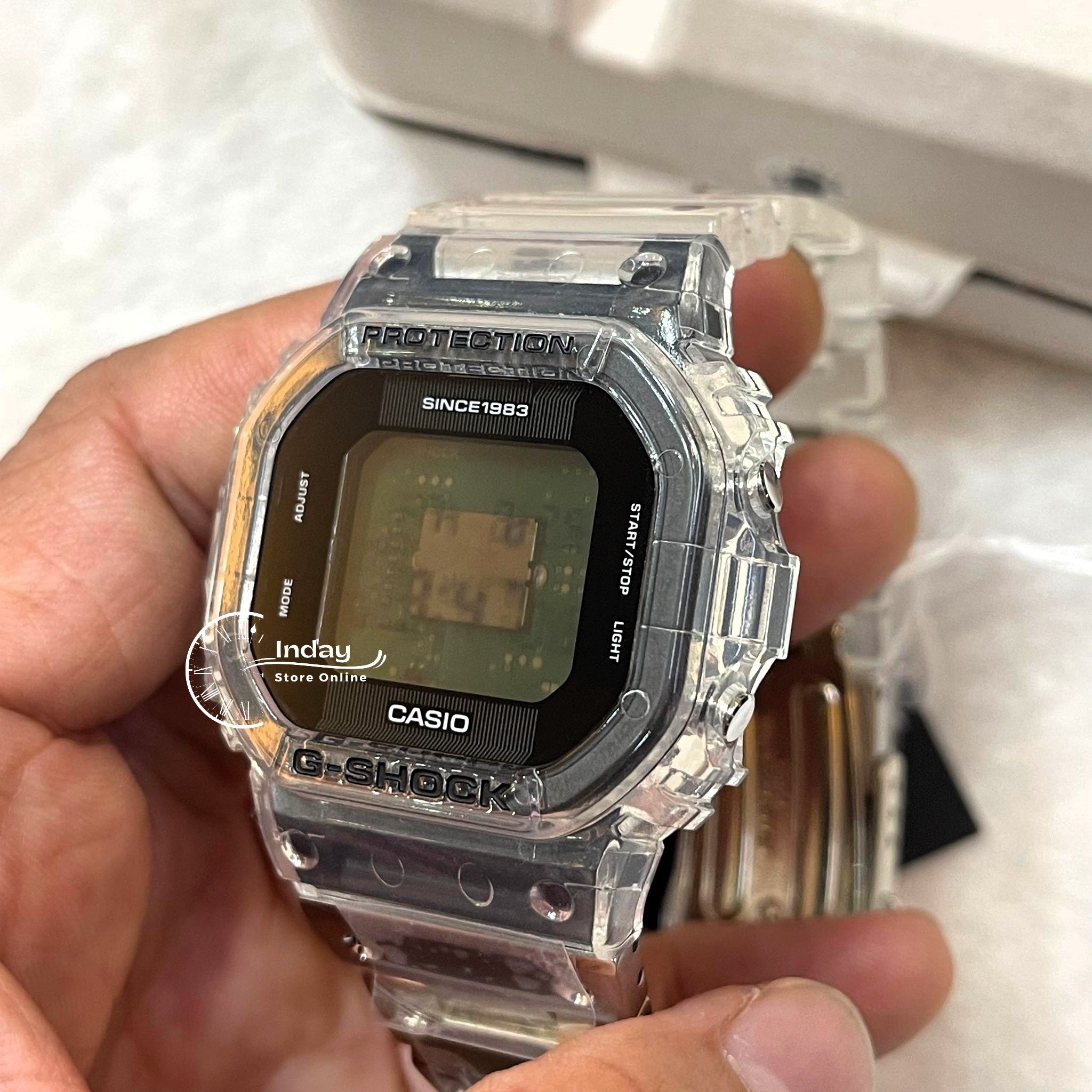 CASIO WATCH G-SHOCK 40TH ANNIVERSARY CLEAR REMIX DW-5040RX-7JR