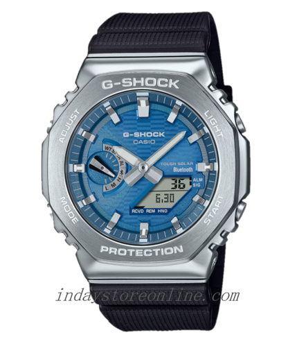 Casio G-Shock Women's Watch GBM-2100A-2B Mineral Glass Shock Resistant Bluetooth Tough Solar