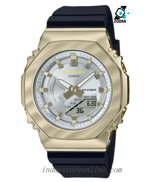 Casio G-Shock Women's Watch GM-S2100BC-1A Analog-Digital New Arrival Shock Resistant Mineral Glass