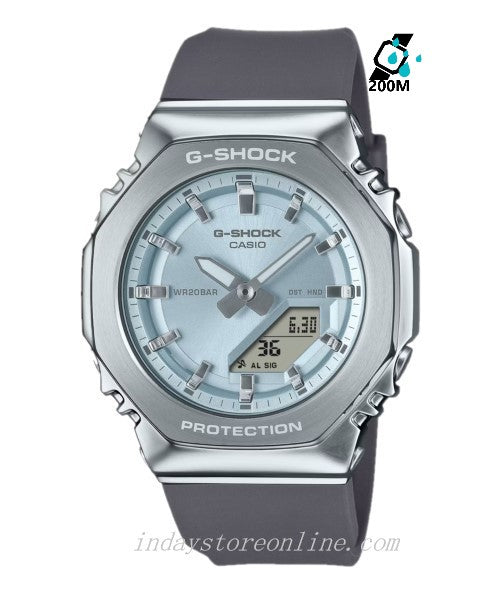 Casio G-Shock Women's Watch GM-S2110-2A Resin Band Shock Resistant Mineral Glass