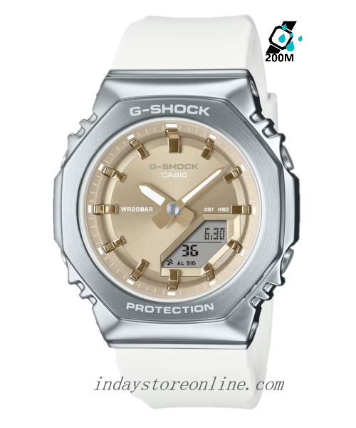 Casio G-Shock Women's Watch GM-S2110-7A9 Resin Band Mineral Glass Shock Resistant