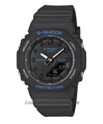 Casio G-Shock Women's Watch GMA-P2100BA-1A Mineral Glass Resin Band Shock Resistant Black Battery Life: 3 Years