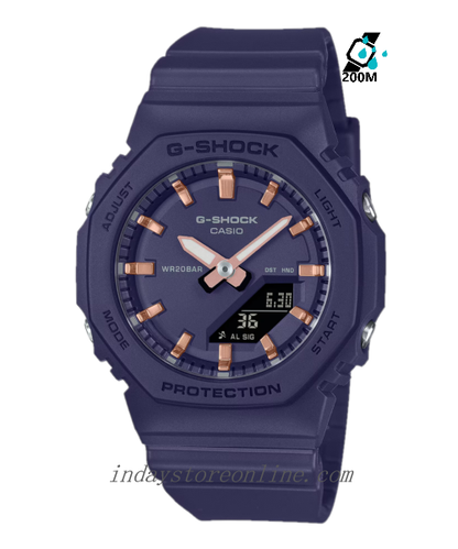 Casio G-Shock Women's Watch GMA-P2100M-2A Slim Analog-Digital Shock Resistant Matte Blue