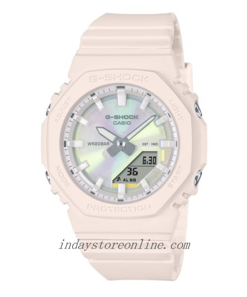 Casio G-Shock Women's Watch GMA-P2100PC-4A Analog-Digital Mineral Glass Shock Resistant