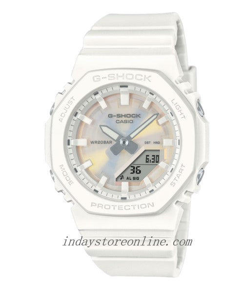 Casio G-Shock Women's Watch GMA-P2100PC-7A Analog-Digital Mineral Glass Shock Resistant