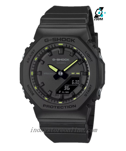 Casio G-Shock Women's Watch GMA-P2100SA-1A2 Mineral Glass Shock Resistant Resin Band