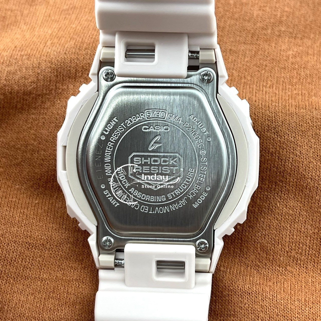 Casio G-Shock Women's Watch GMA-P2100SG-4A Resin Band Mineral Glass Shock Resistant