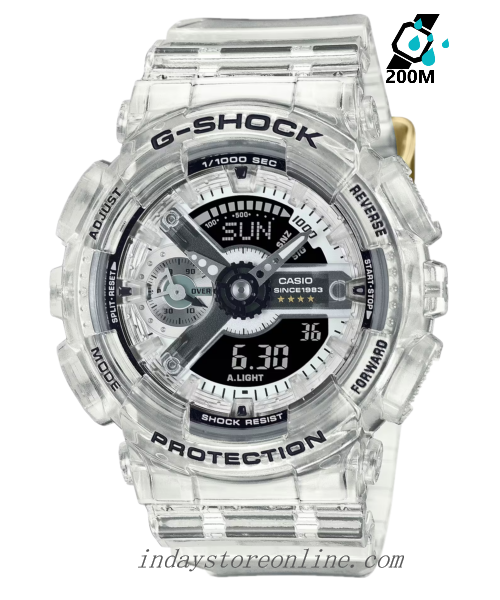 Casio G-Shock Women's Watch GMA-S114RX-7A Analog-Digital 40th Anniversary CLEAR REMIX Limited Edition