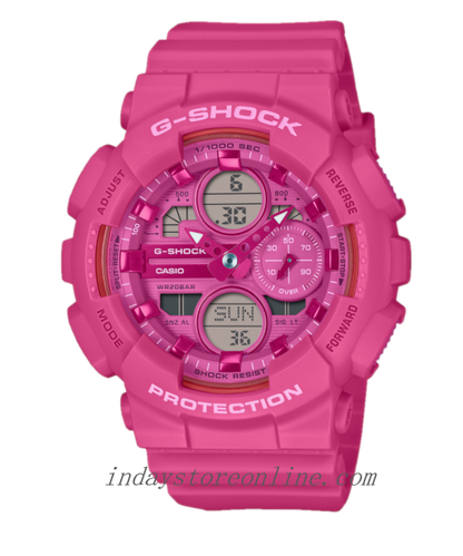 Casio G-Shock Women's Watch GMA-S140PP-4A Mineral Glass Shock Resistant Magnetic Resistant