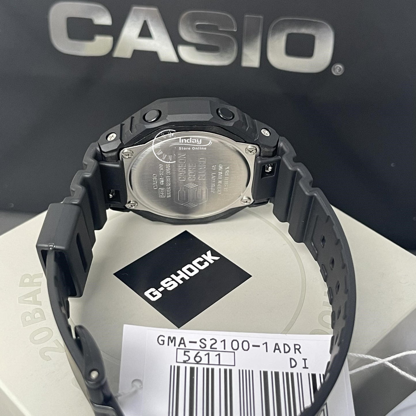 Casio G-Shock Women's Watch GMA-S2100-1A Analog-Digital Shock Resistant Carbon Core Guard Structure
