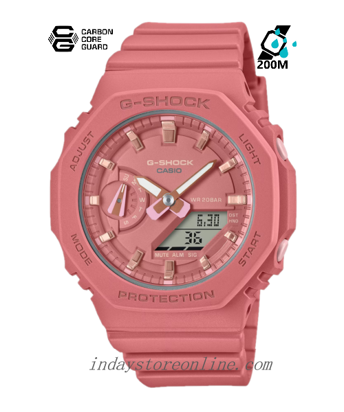 Casio G-Shock Women's Watch GMA-S2100-4A2 Analog-Digital Shock Resistant Carbon Core Guard Structure