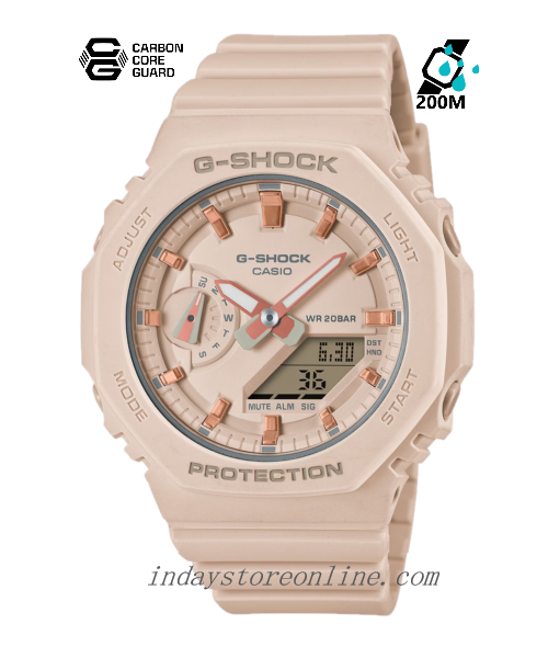 Casio G-Shock Women's Watch GMA-S2100-4A Analog-Digital Shock Resistant Carbon Core Guard Structure
