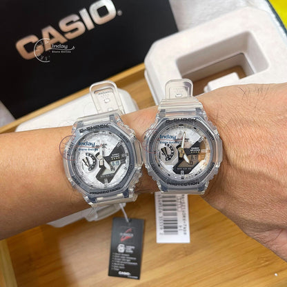 Casio G-Shock Women's Watch GMA-S2140RX-7A Analog-Digital 40th Anniversary CLEAR REMIX Edition