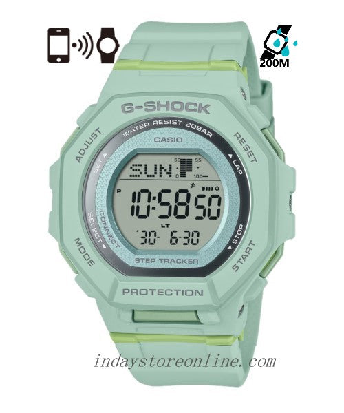 Casio G-Shock Women's Watch GMD-B300-3 G-Squad Bio-based Resin Shock Resistant Mobile link Bluetooth