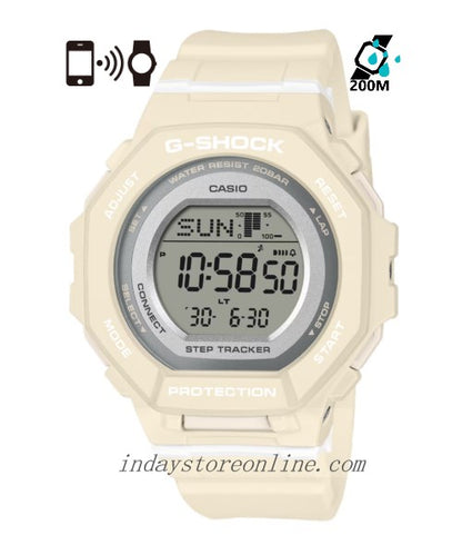 Casio G-Shock Women's Watch GMD-B300-7 Resin Band Shock Resistant Mineral Glass Bluetooth® Battery Life: 2 Years