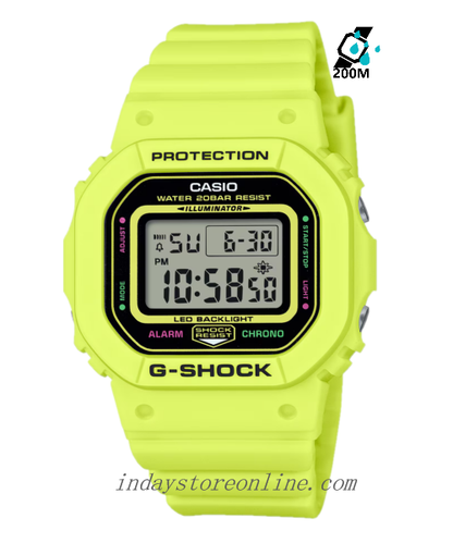 Casio G-Shock Women's Watch GMD-S5600EP-9 Digital Resin Band Shock Resistant Mineral Glass