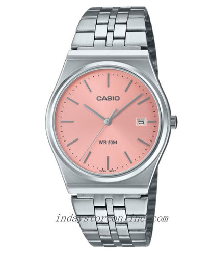 Casio Men's Watch MTP-B145D-4A Mineral Glass Stainless Steel Band
