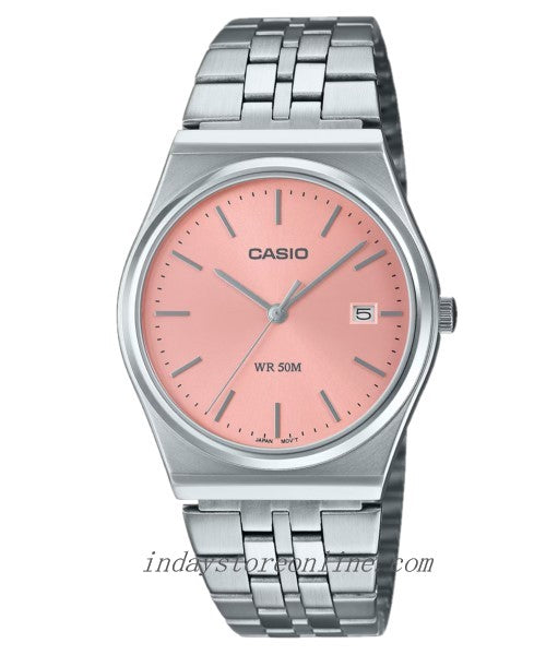 Casio Men's Watch MTP-B145D-4A Mineral Glass Stainless Steel Band