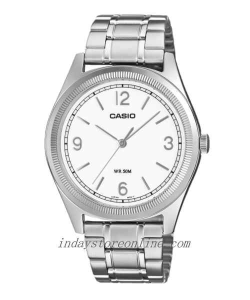 Casio Men's Watch MTP-B210D-7A Mineral Glass Stainless Steel Band Battery Life: 3 Years