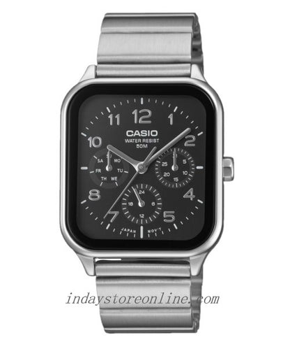 Casio Standard Unisex Watch MTP-M306D-1A Mineral Glass Stainless Steel Band