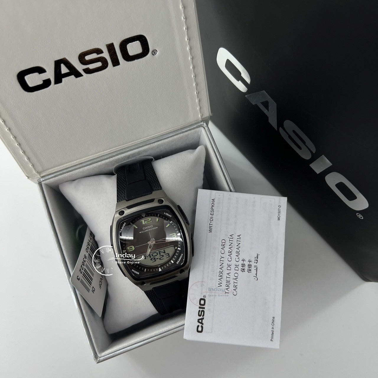 Casio Analog-Digital Men's Watch AW-81-1A1 Resin Band Resin Glass Battery Life 10-Years