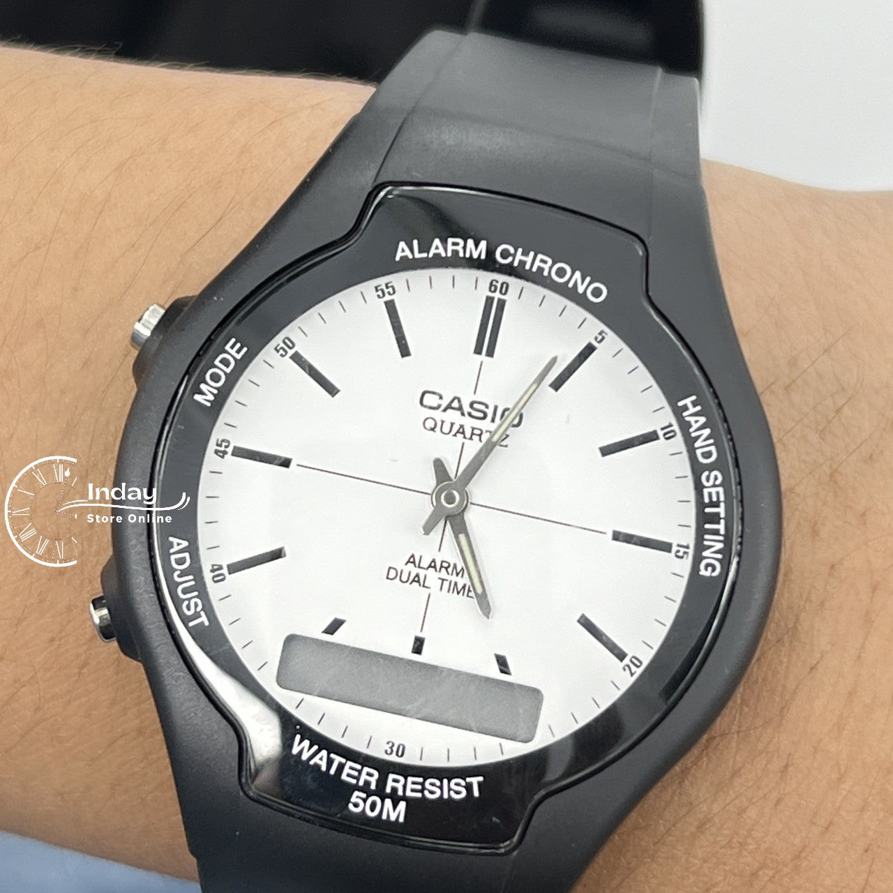 Jam casio analog digital top
