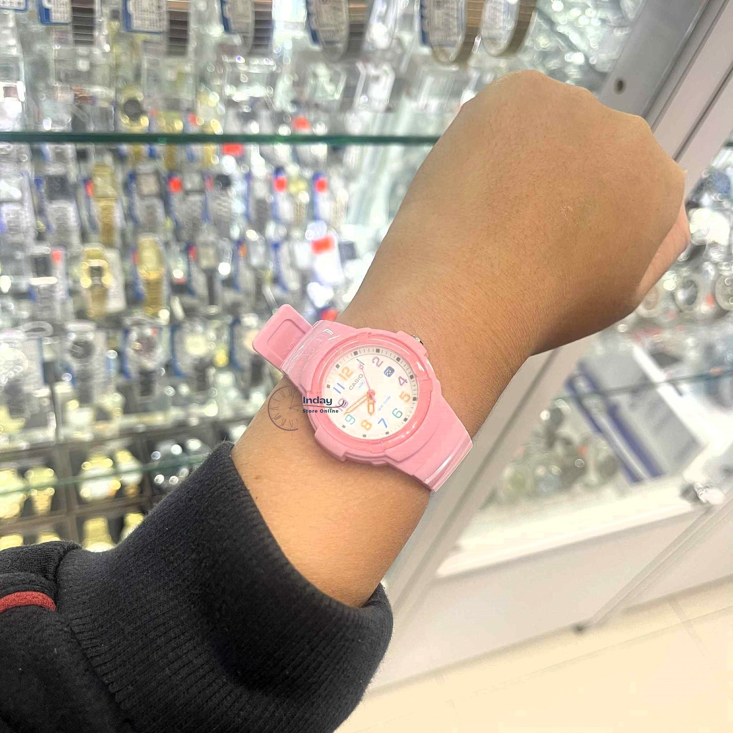 Casio Analog Watch LX-800H-4A Resin Glass Bio-Based Resin Band