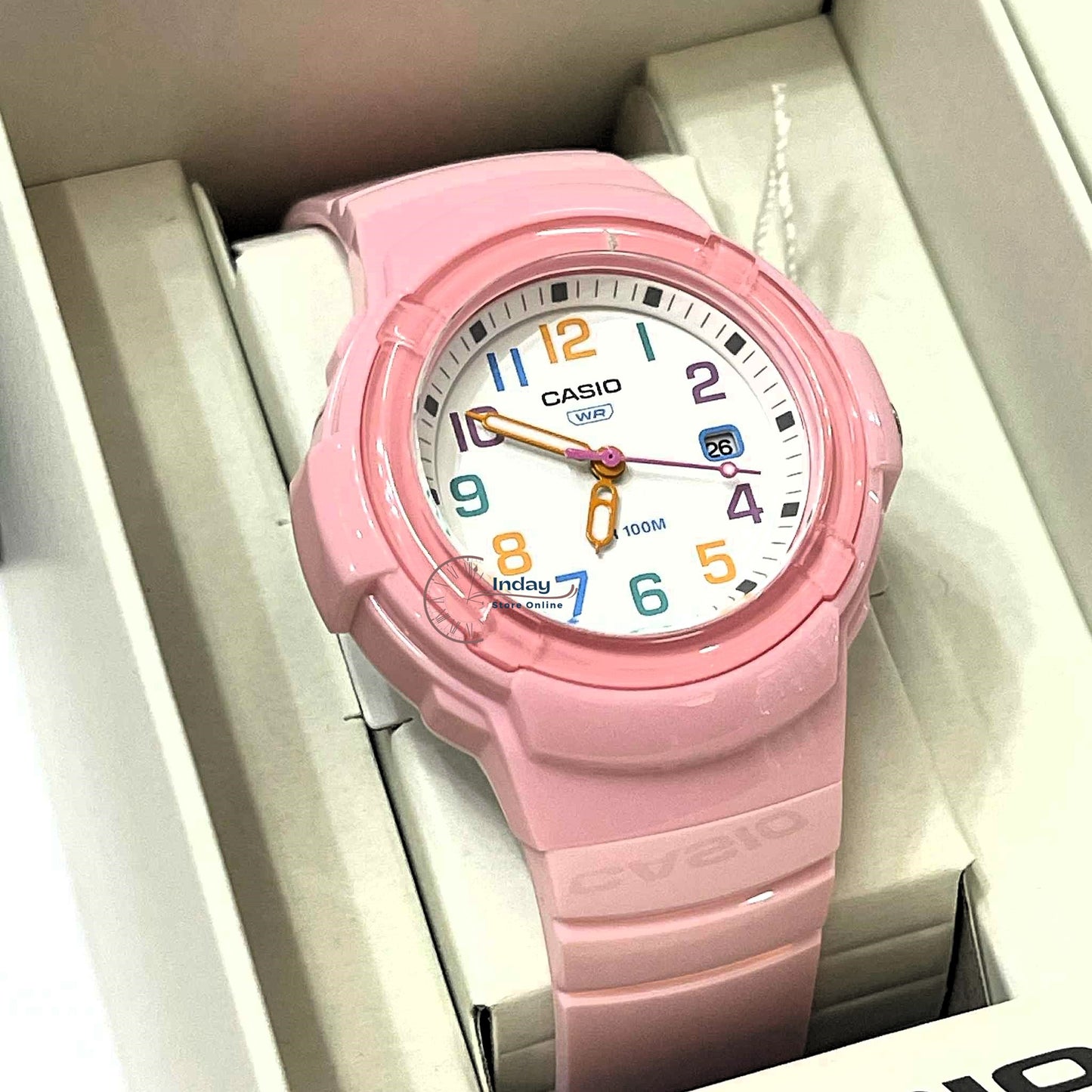 Casio Analog Watch LX-800H-4A Resin Glass Bio-Based Resin Band