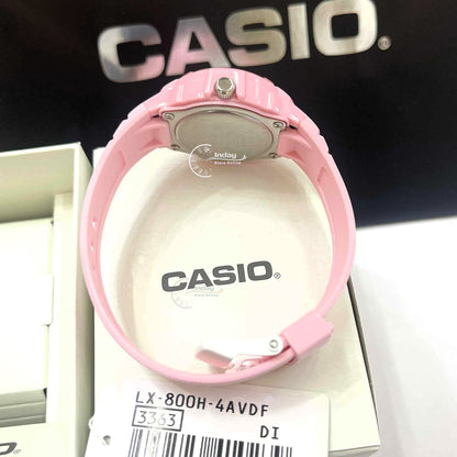 Casio Analog Watch LX-800H-4A Resin Glass Bio-Based Resin Band